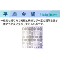 山喜産業　亜鉛メッキ平織金網　線径０．３５mmメッシュ１６開目１．２４mm　９１０巾×３０ｍ　1巻（直送品）