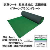 タカショー 防草シート 駐車場対応 高耐荷重 グリーングラウンドシート NBA-1220GS 1巻（直送品）