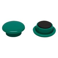 日本クリノス カラーマグネット 丸形 20mm 6個 緑 CMP-20-G 1パック