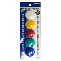 日本クリノス カラーマグネット 丸形 30mm