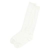 レディース ロングシアールーズソックス ホワイト 23～25cm LAKOLE/ラコレ