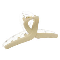 マット配色ループバンスクリップ カーキ LAKOLE/ラコレ