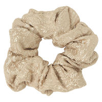 ジャガードBIGシュシュ ベージュ LAKOLE/ラコレ