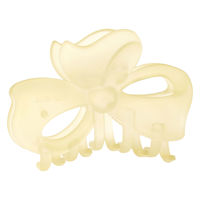 リボンくもりバンスクリップ グリーン LAKOLE/ラコレ