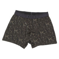 メンズ ニュアンスプリントボクサーパンツ M ブラウン LAKOLE/ラコレ