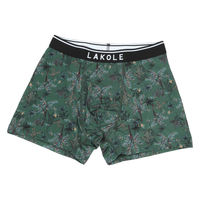 メンズ パームツリーボクサーパンツ L グリーン LAKOLE/ラコレ