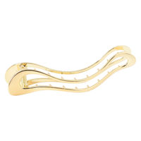 メタルウェーブヘアクリップ ゴールド LAKOLE/ラコレ