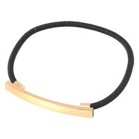 ストレートメタルヘアゴム2 ゴールド LAKOLE/ラコレ