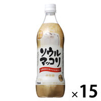 ソウルマッコリ 韓国 750ml ペット　1セット（1本×15）　サントリー