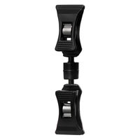 伊藤忠リーテイルリンク クリップホルダー ミニホルダー付　ブラック V0904ーBK 1袋（10個入） オリジナル