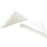 岩田製作所 IWATA 保護キャップ コーナー用 (10個入) 白 HLWHC25X50-P 1袋(10個) 687-7308（直送品）