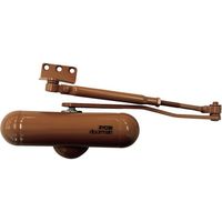 リョービ RYOBI 玄関・勝手口用 ドアクローザ S102P ライトブラウン S102P-LB 1台 139-5573（直送品）