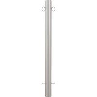 カネソウ 車止め ステンレス製 固定式 先付タイプ Eシリーズ EA0485RC-K 1本 259-6299（直送品）