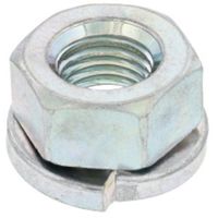 SUNCO 三価ホワイト スプリングナット 細目 M10X1.25 (20本入り) N0-00-0504-0100-0000-03-20P（直送品）