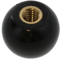 SUNCO 握り玉 金具あり(黒 M6(20マル (1本入り) N0-00-2D02-0060-0200-00-1P 1パック(1個)（直送品）