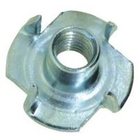 SUNCO 三価ホワイト 爪付きTナット 1/4 (30本入り) N0-00-A272-8020-0000-03-30P 1パック(30個)（直送品）