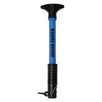サギサカ 自転車用 ハンディポンプ プラ ブルー 英・米式バルブ対応 32921 1個（わけあり品）