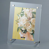 ナカバヤシ アクリルクリアフレーム スタンドタイプ 2L 1枚