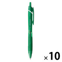 三菱鉛筆 油性ボールペン ジェットストリームカラーインク 0.5mm 緑 SXN150C05.6 1セット（1本×10）