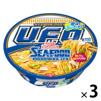 日清焼そばU.F.O.（ユーフォー） シーフード焼そば 1セット（1個×3） 日清食品
