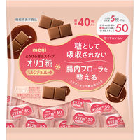 明治 オリゴ糖ミルクチョコレート50大袋 4902777214092 1セット(200g×12個)（直送品）