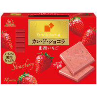 森永 カレ・ド・ショコラ 豊潤いちご 4902888266454 1セット(18枚×6個)（直送品）