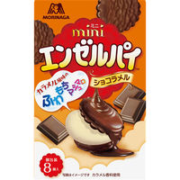 森永 ミニエンゼルパイ ショコラメル 4902888270161 1セット(8個×10個)（直送品）