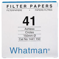 ワットマン 定量ろ紙 グレード541 125mmφ(100枚) 1541-125 1箱(100枚)（直送品）