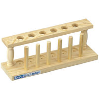 ケニス 木製試験管立 Y24-6 31350229 1個（直送品）
