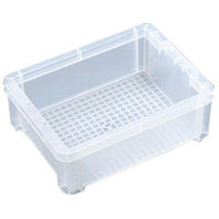 サカエ ラボボックスクリアー 9BTM(12個) 33380100 1箱(12個)（直送品）