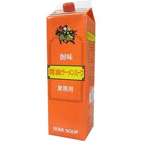 創味食品 「業務用」醤油ラーメンスープの素 1.8L×6本（直送品）