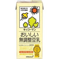 「業務用」 キッコーマンソイフーズ おいしい無調整豆乳 6本×1L（直送品）