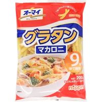 「業務用」 オーマイグラタンマカロニ 12袋×200G ニップン（直送品）