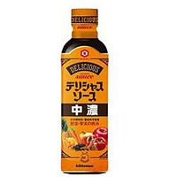 キッコーマン食品 「業務用」デリシャス中濃ソース（特級JAS)　5本：500ML（直送品）