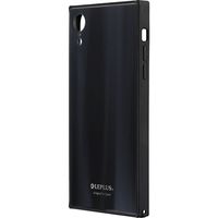 iPhone XR P[X Jo[ wʃKXVFP[X uSHELL GLASS SQUAREv ACtHXR P[X _[NO[iij