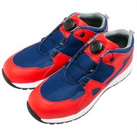 フェアストーン MOCAPブランドのダイアル式 樹脂製先芯 セーフティーシューズ cpm368 NAVY/RED 27.0cm　1足（直送品）