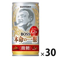 【缶コーヒー】サントリー BOSS（ボス）本命の一服 185g 1箱（30缶入）