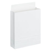 「現場のチカラ」 スーパーバッグ 宅配袋（紙製） 白 小サイズ 封かんシール付 １セット（50枚：10枚入×5）  オリジナル