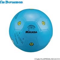 ミカサ ドラえもん【I'mDoraemon】サッカーボールレジャーボール3号(小学校低学年~幼児向け)F353-DR-BL　4個（直送品）