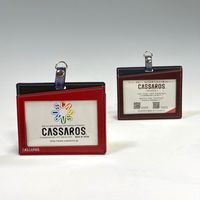 サニー カラーセパレートID・ICケース　[横型]　濃赤/濃茶 CASIDSY-100101 1個（直送品）