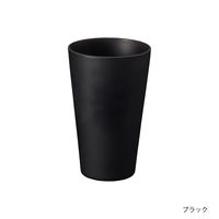 【店舗用品】 服部　バンブータンブラー　430ml　TS-1408-009-4　ブラック　1セット(4個入)　（直送品）