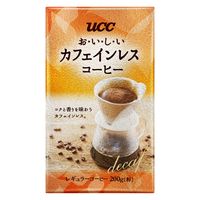 【アウトレット】UCC おいしいカフェインレスコーヒーVP 200g【コーヒー粉】