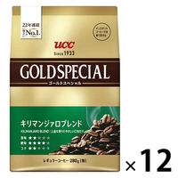 【コーヒー粉】UCC上島珈琲 ゴールドスペシャル キリマンジァロブレンド 1ケース（280g×12袋入）