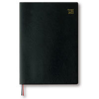 ダイゴー 【2022年版】アポイント デスク A5 月間ブロック 薄型 ブラック E1043 1冊（直送品）