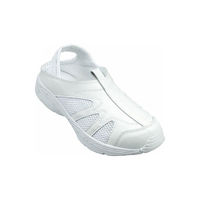 ナースクロッグ（2WAYナースシューズ）　M（23.0～23.5cm）　ホワイト　927　日本ヘルスシューズ（わけあり品）