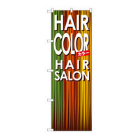 P・O・Pプロダクツ のぼり旗　ＨＡＩＲ　ＣＯＬＯＲ　Ｎｏ．ＧＮＢ―５０１　Ｗ６００×Ｈ１８００097782 1枚（直送品）