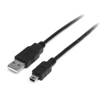 ミニUSB変換ケーブル 2m/USB-A オス-ミニ USB オス/USB mini-B ケーブル/480Mbps USB2HABM2M