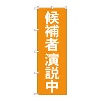 P・O・Pプロダクツ のぼり旗　候補者演説中　Ｎｏ．ＧＮＢ-１９２３　Ｗ６００×Ｈ１８００094826 1枚（直送品）