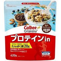 カルビー グラノーラプラスプロテインｉｎ 　4901330743550 420G×8個（直送品）