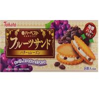 東ハト ハーベストフルーツサンド　バター＆レーズン 4901940041374 8コ×10個（直送品）